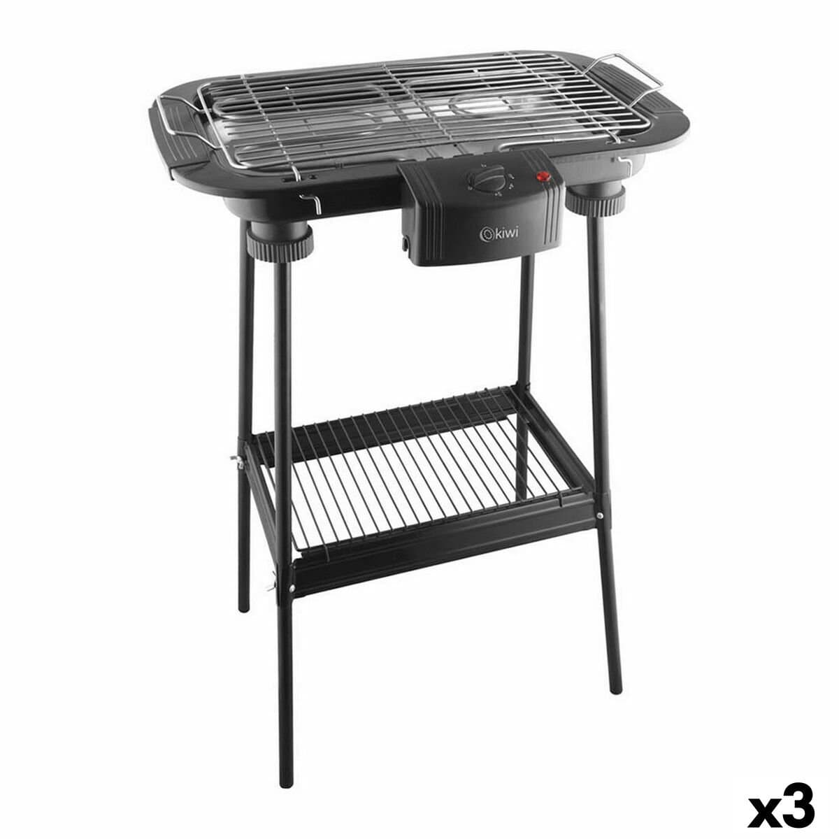 Barbacoa Eléctrica Kiwi 2000 W 3 Unidades