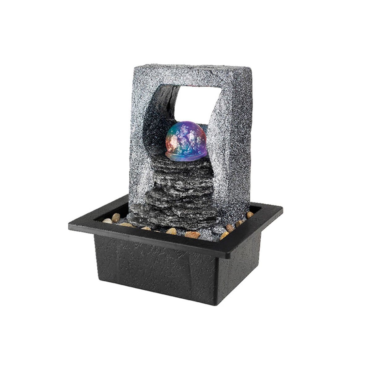 Fuente de Jardín Lumineo Resina Moderno