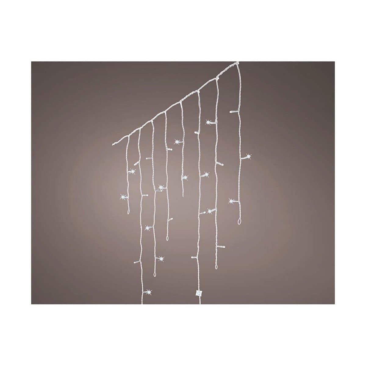 Cortina de Luces LED Lumineo Transparente Blanco Frío 220 lm 5,8 M