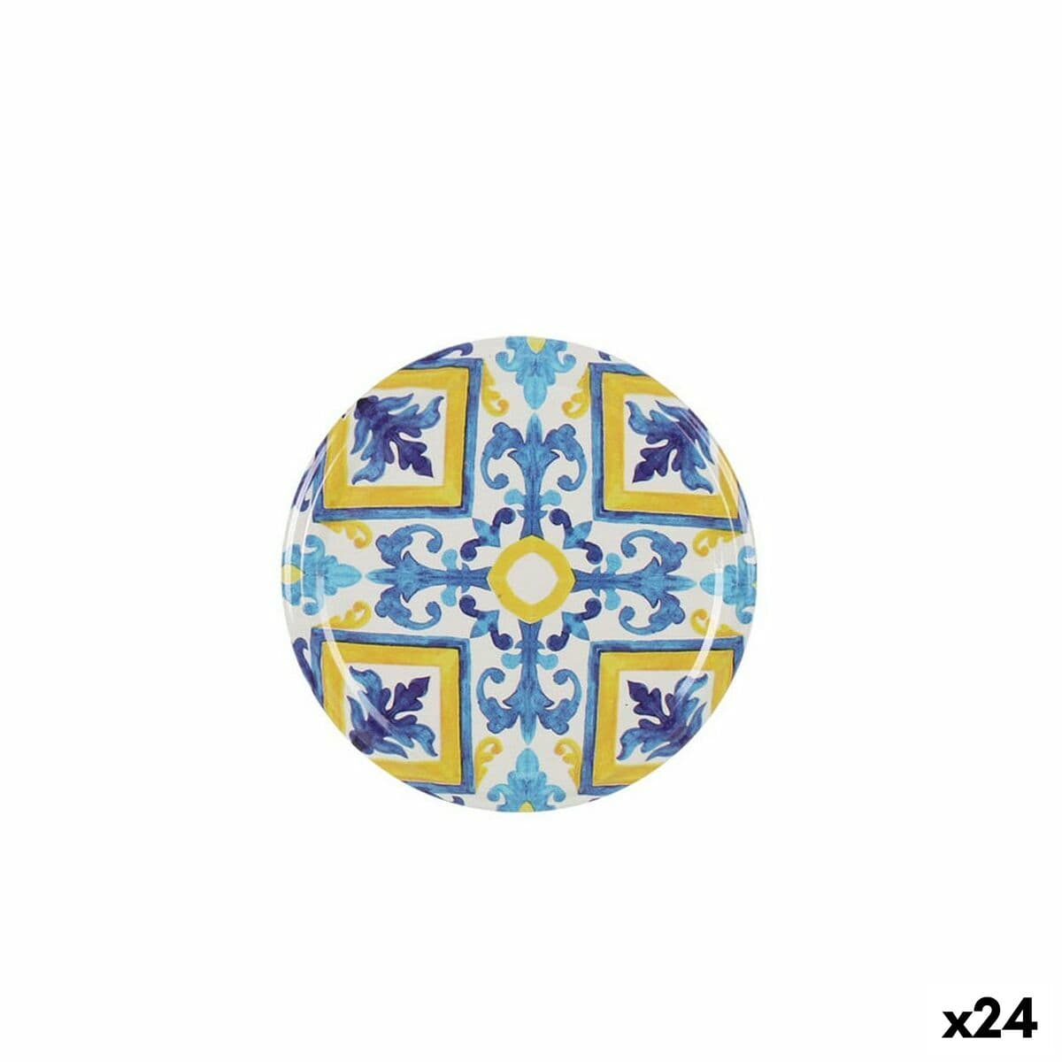 Set de tapas Sarkap Mosaico 6 Piezas 6,6 x 0,8 cm (24 Unidades)