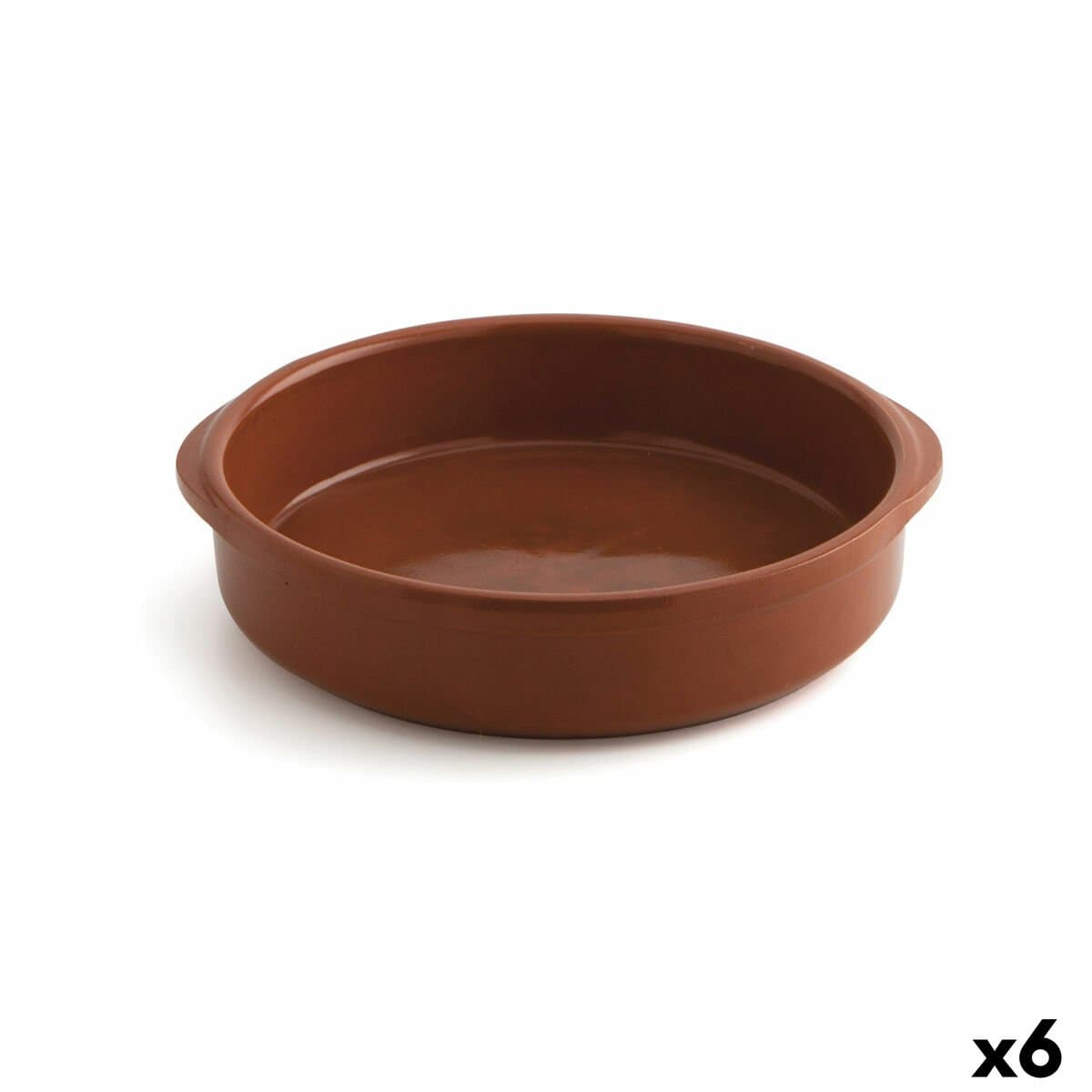 Cazuela Raimundo Barro Profesional Marrón Cerámica Ø 24 cm (6 Unidades)