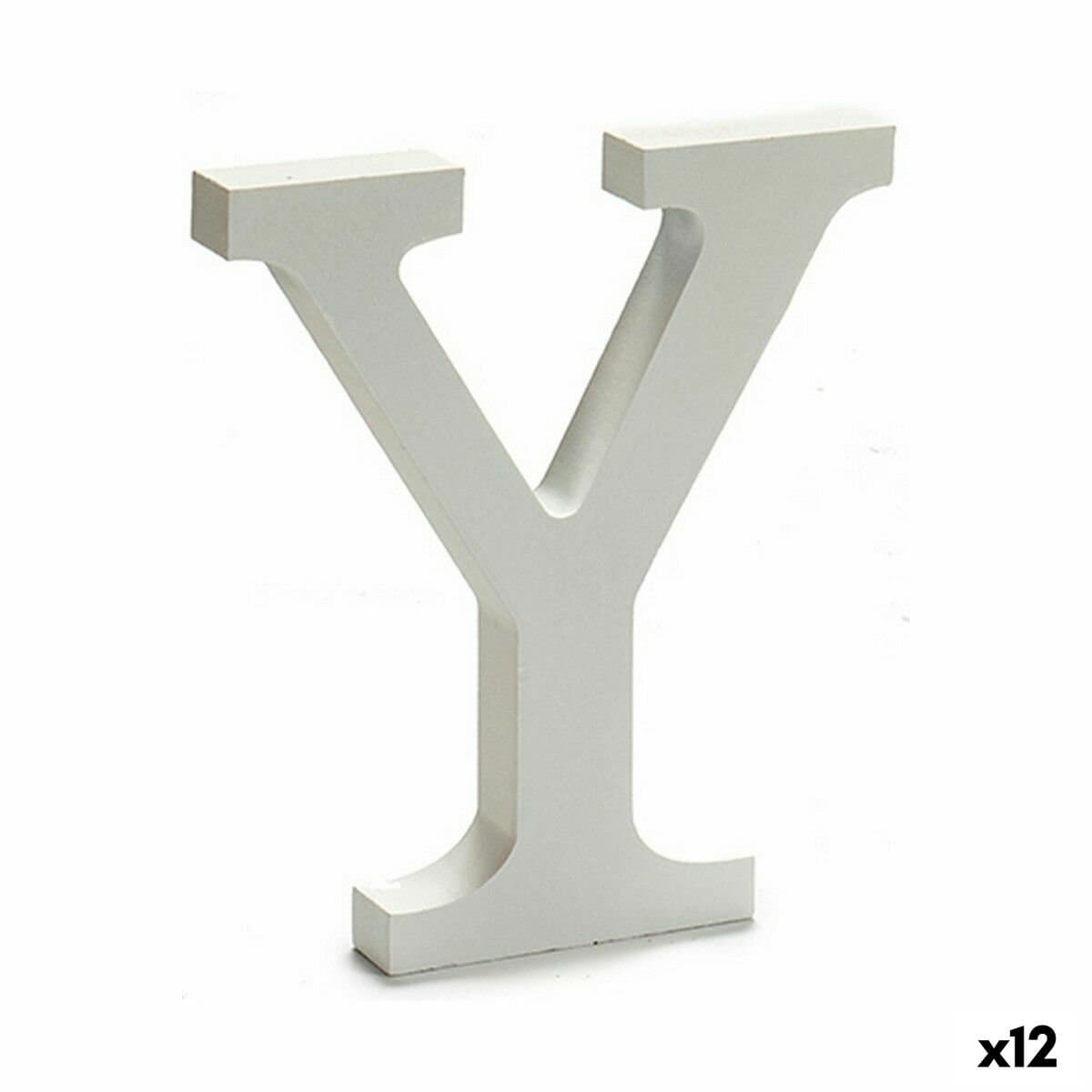 Letra Pincello Y Blanco 1,8 x 21 x 17 cm (12 Unidades)