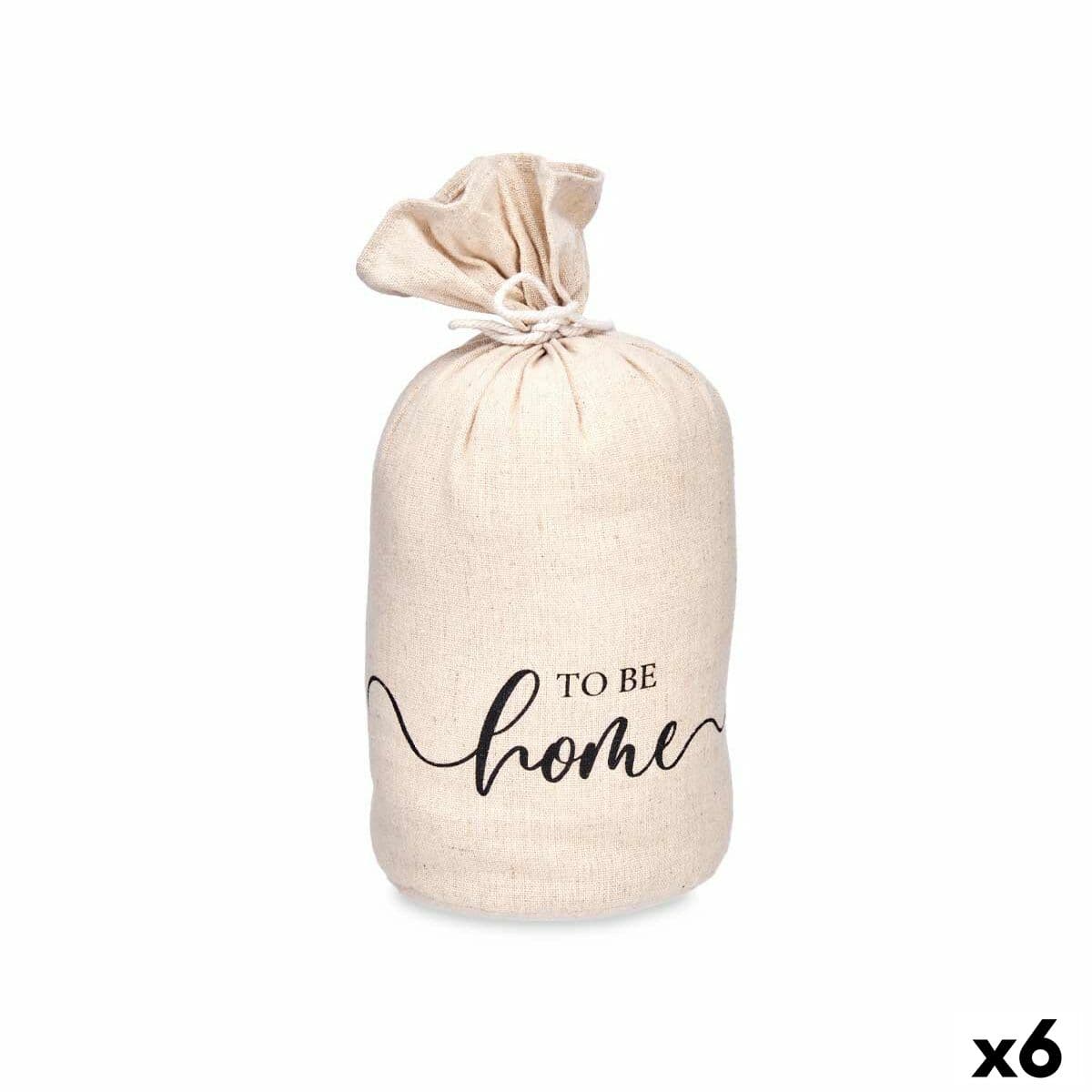 Sujetador de puerta Gift Decor To be Home Tela 13 x 26 x 13 cm Saco (6 Unidades)