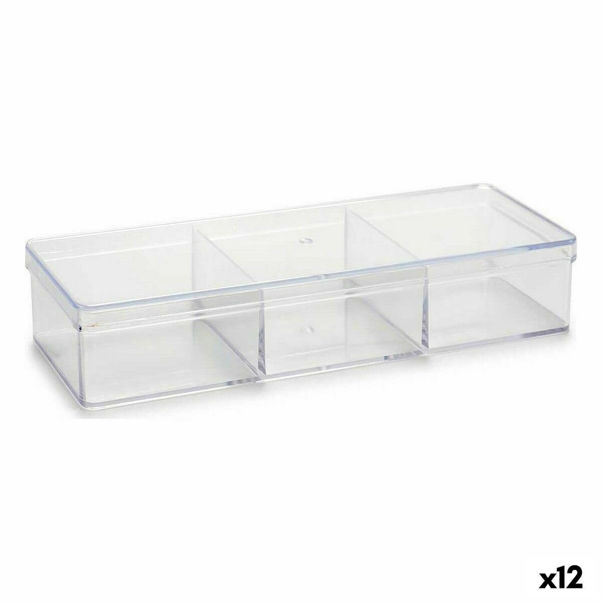 Organizador Berilo Plástico 20 x 3,5 x 7 cm