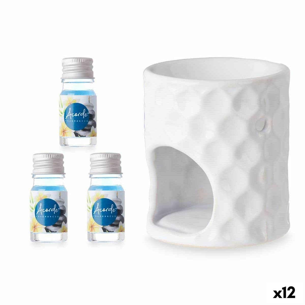 Quemador de esencias Acorde Spa 11 x 19,8 x 6,5 cm Aceite Esencial (12 Unidades)