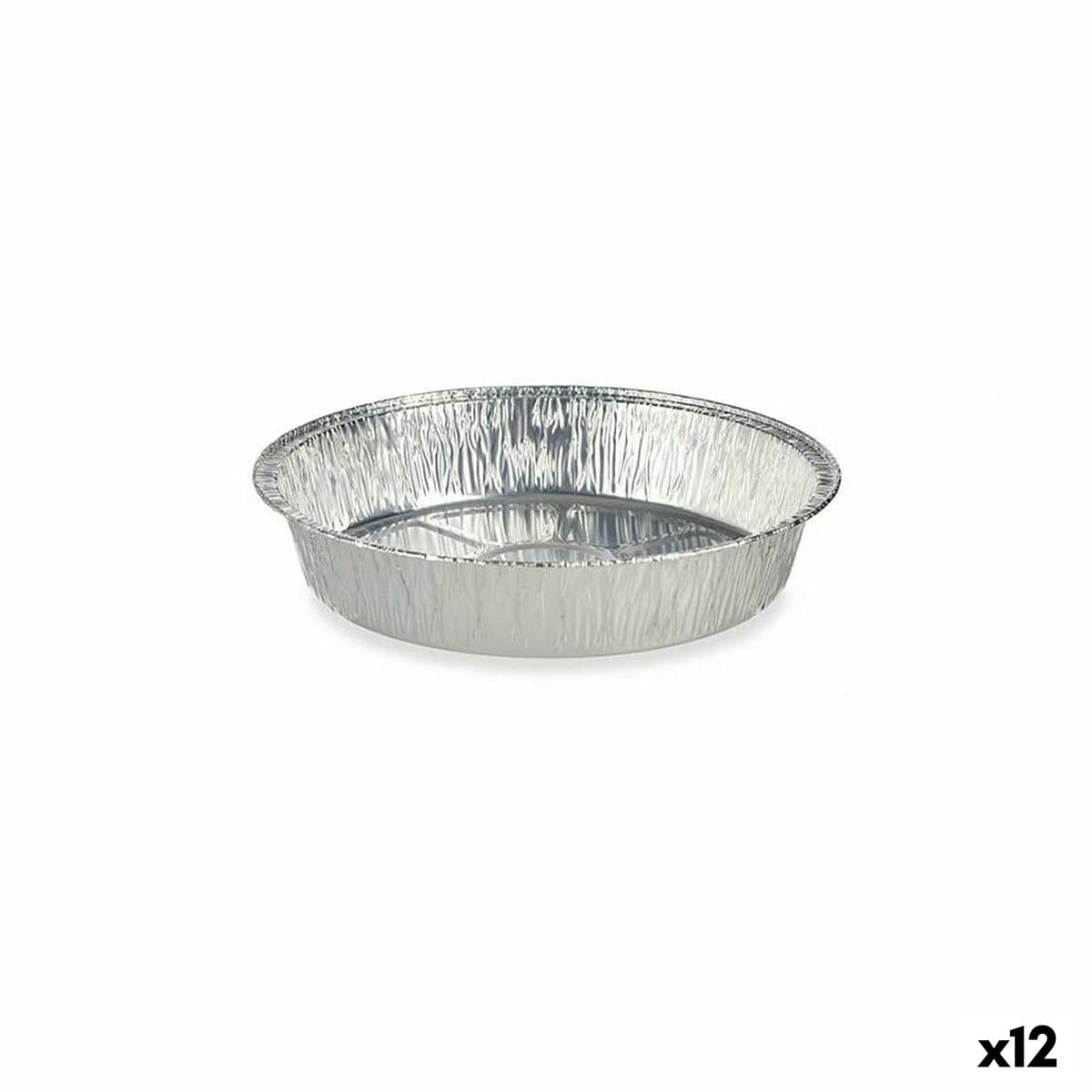 Set de bandejas para Alimentos Kinvara Desechable Redondo 12 Unidades