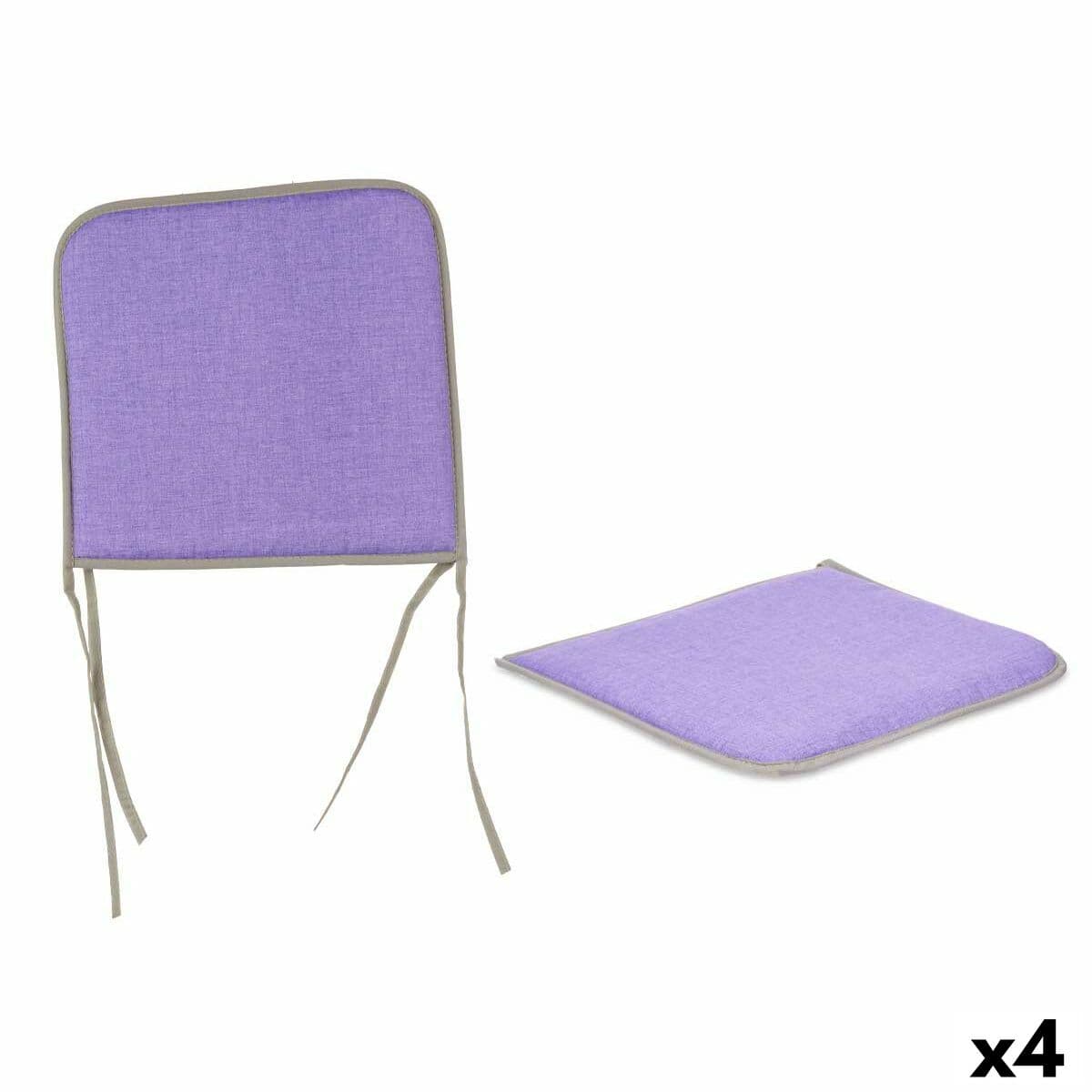 Cojín para sillas Gift Decor 38 x 2,5 x 38 cm (4 Unidades)