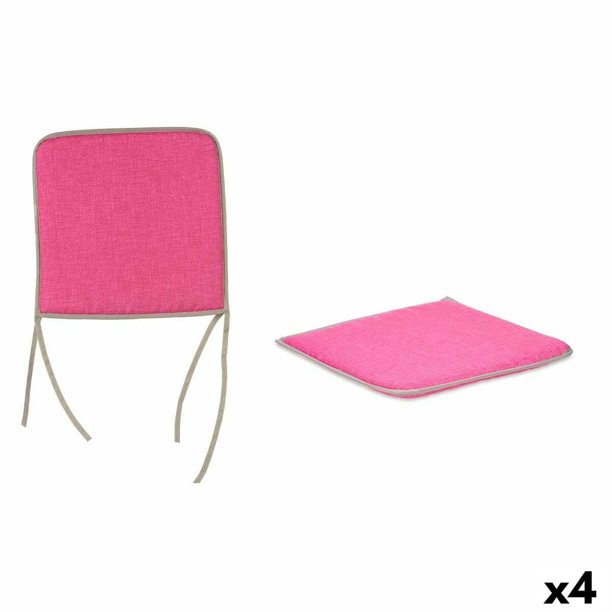 Cojín para sillas Gift Decor 38 x 2,5 x 38 cm (4 Unidades)