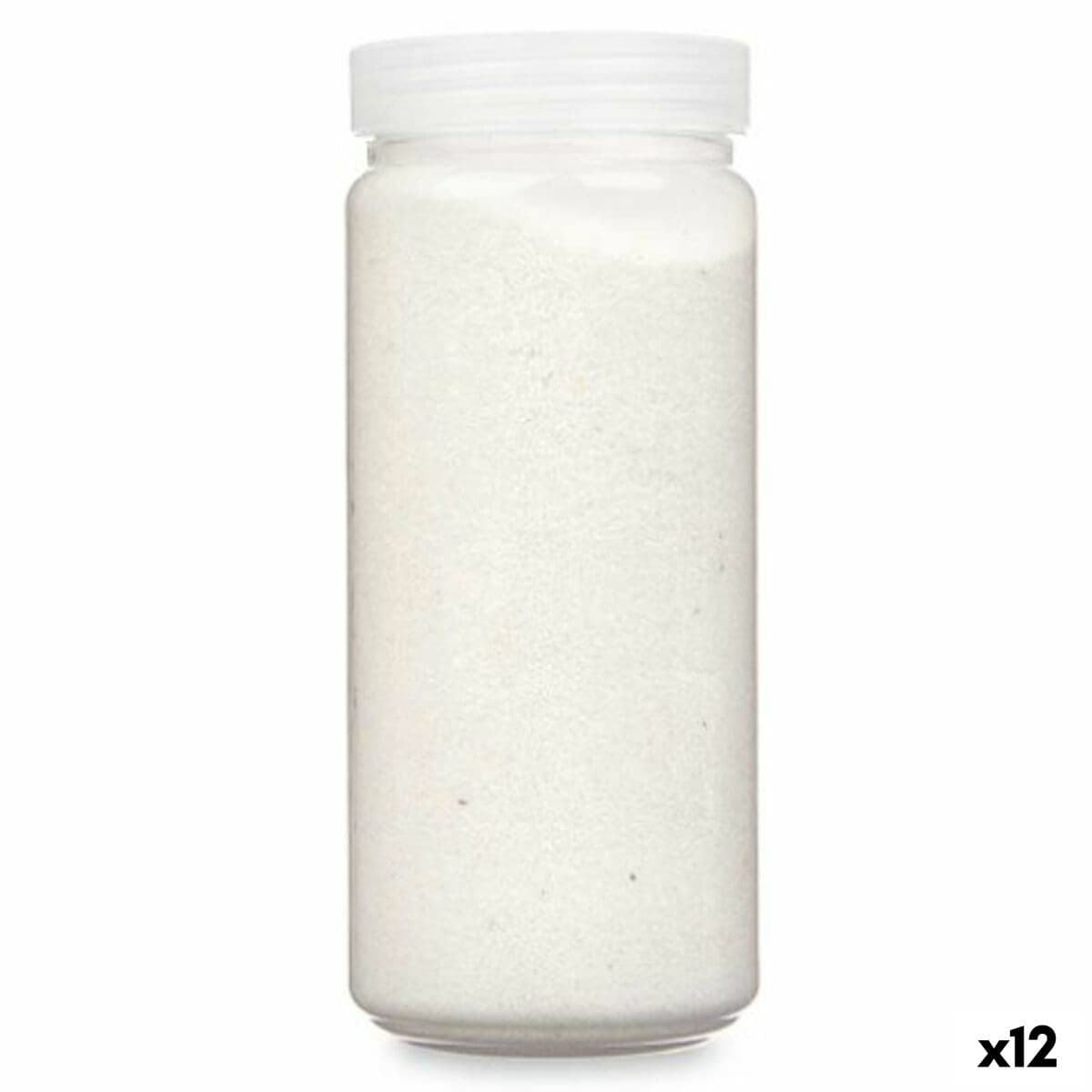 Arena Decorativa Gift Decor Blanco 700 g 6,2 x 15,3 x 6,2 cm 6,5 x 15,8 x 6,5 cm (12 Unidades)