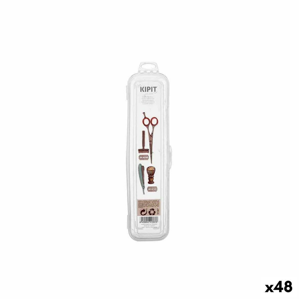 Estuche Kipit Transparente De viaje Set para el Afeitado (48 Unidades)