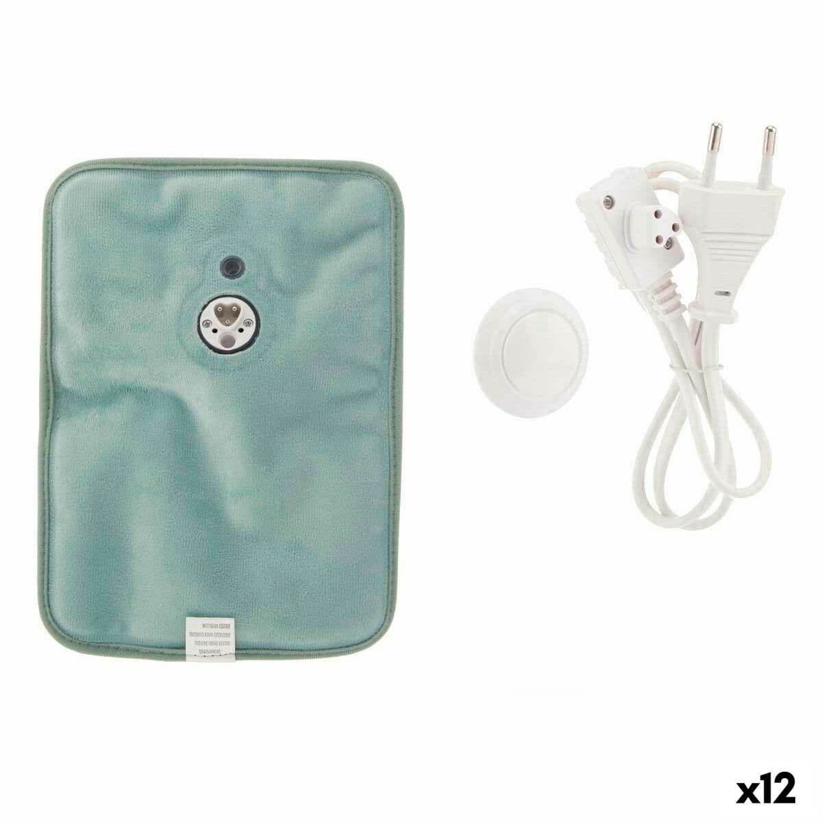 Bolsa de Agua Caliente Eléctrica Gift Decor Verde Plástico 380 W Terciopelo Manos (12 Unidades)