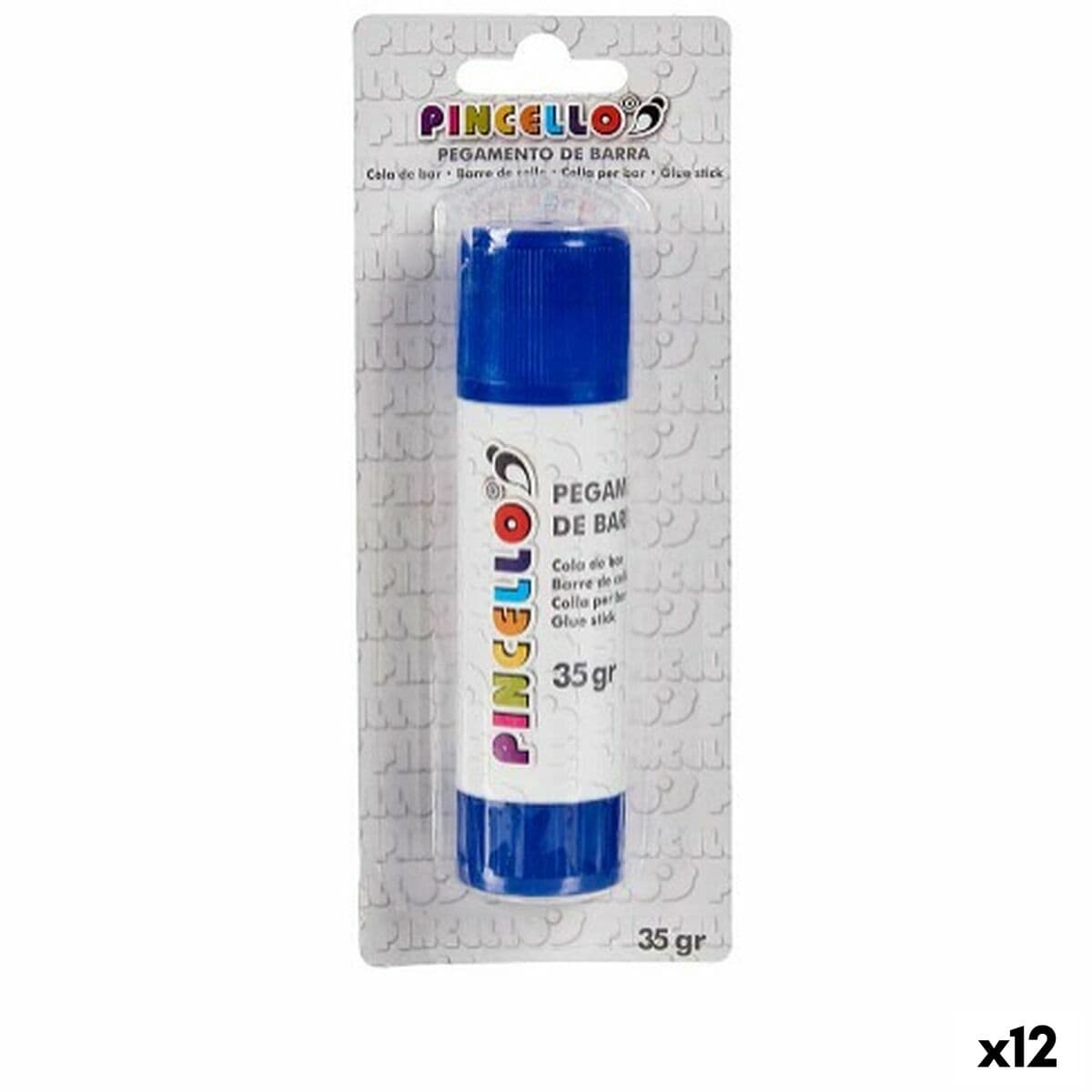 Pegamento de barra Pincello 35 g (12 Unidades)