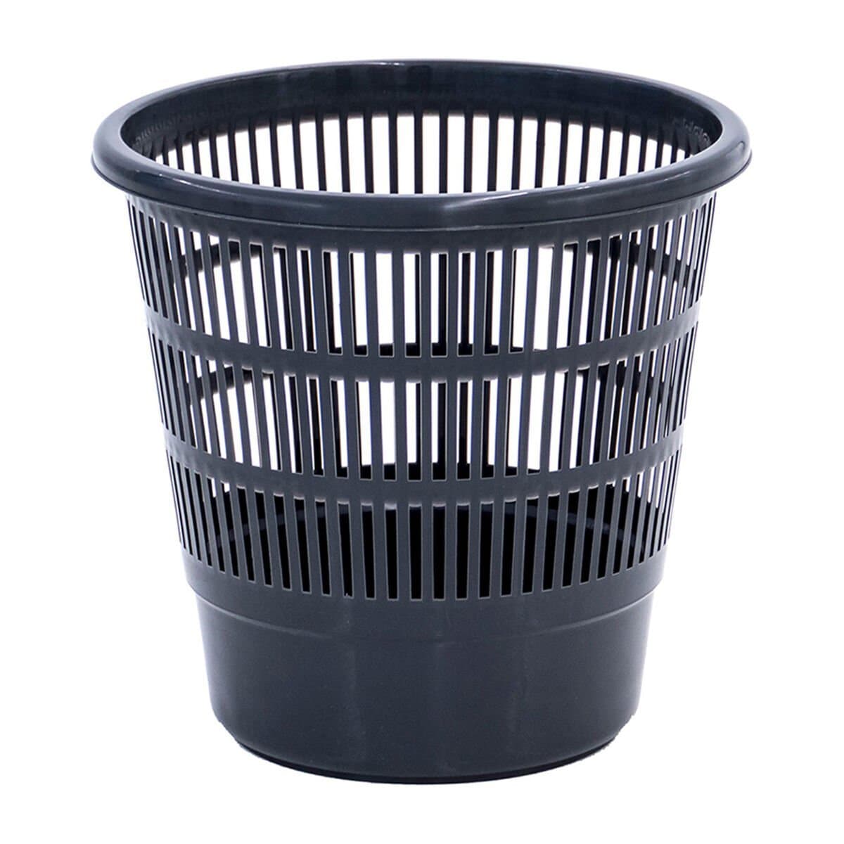 Papelera Plastiken Rejilla Negro Polipropileno 16 L