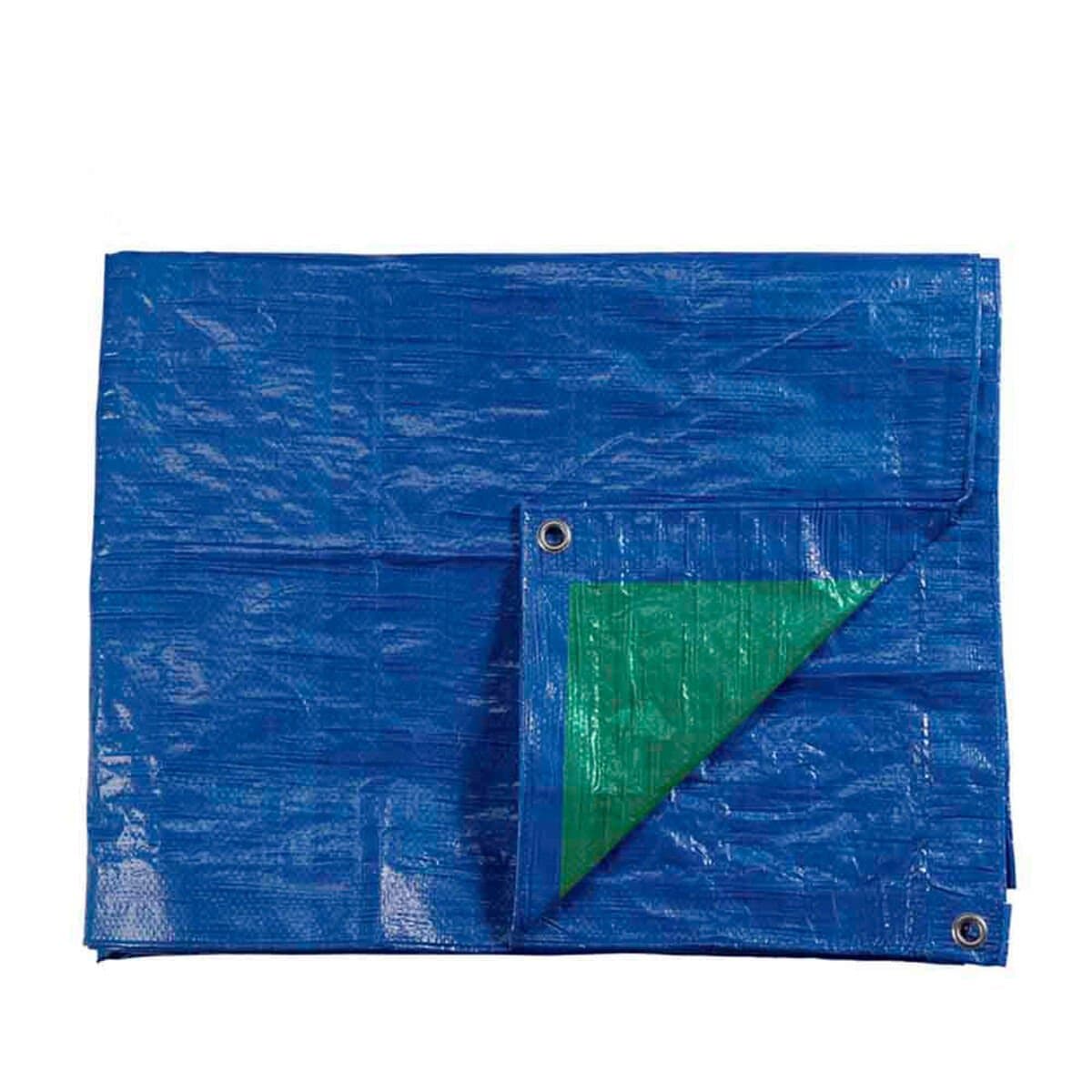 Toldo EDM 74991 Azul Verde azul/verde Polietileno 3 x 4 m Doble cara