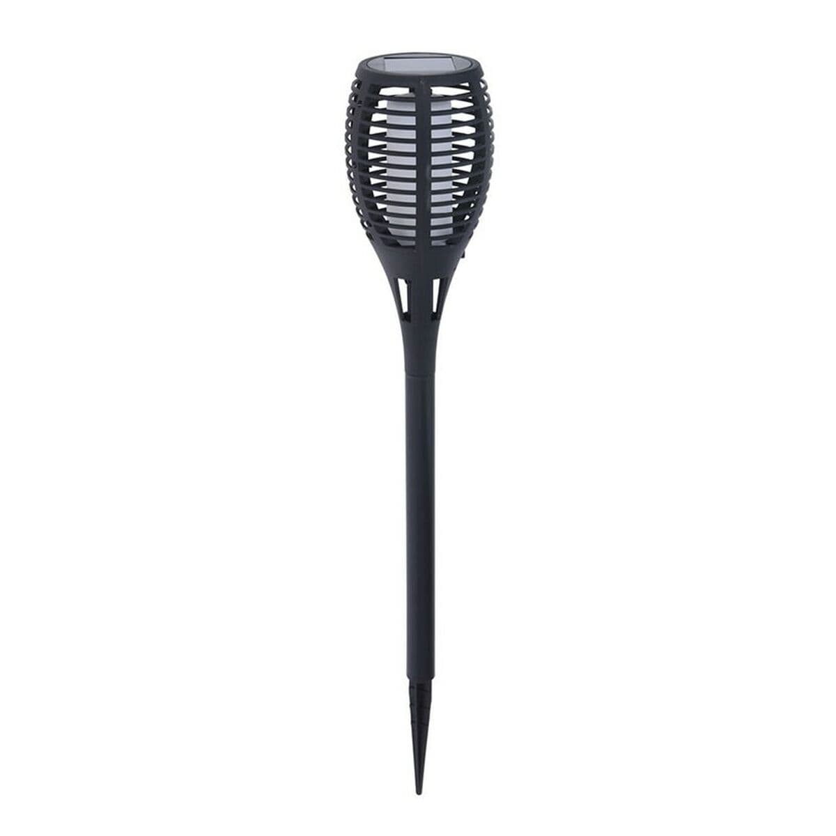 Estaca solar de jardín Progarden Negro Polipropileno Ø 10 x 58 cm Solar Efecto llama