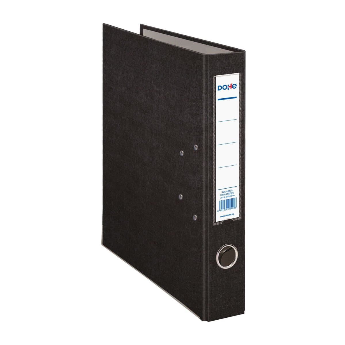 Archivador de Palanca DOHE Archicolor Negro A4 28,5 x 32 x 45 cm Estrecho