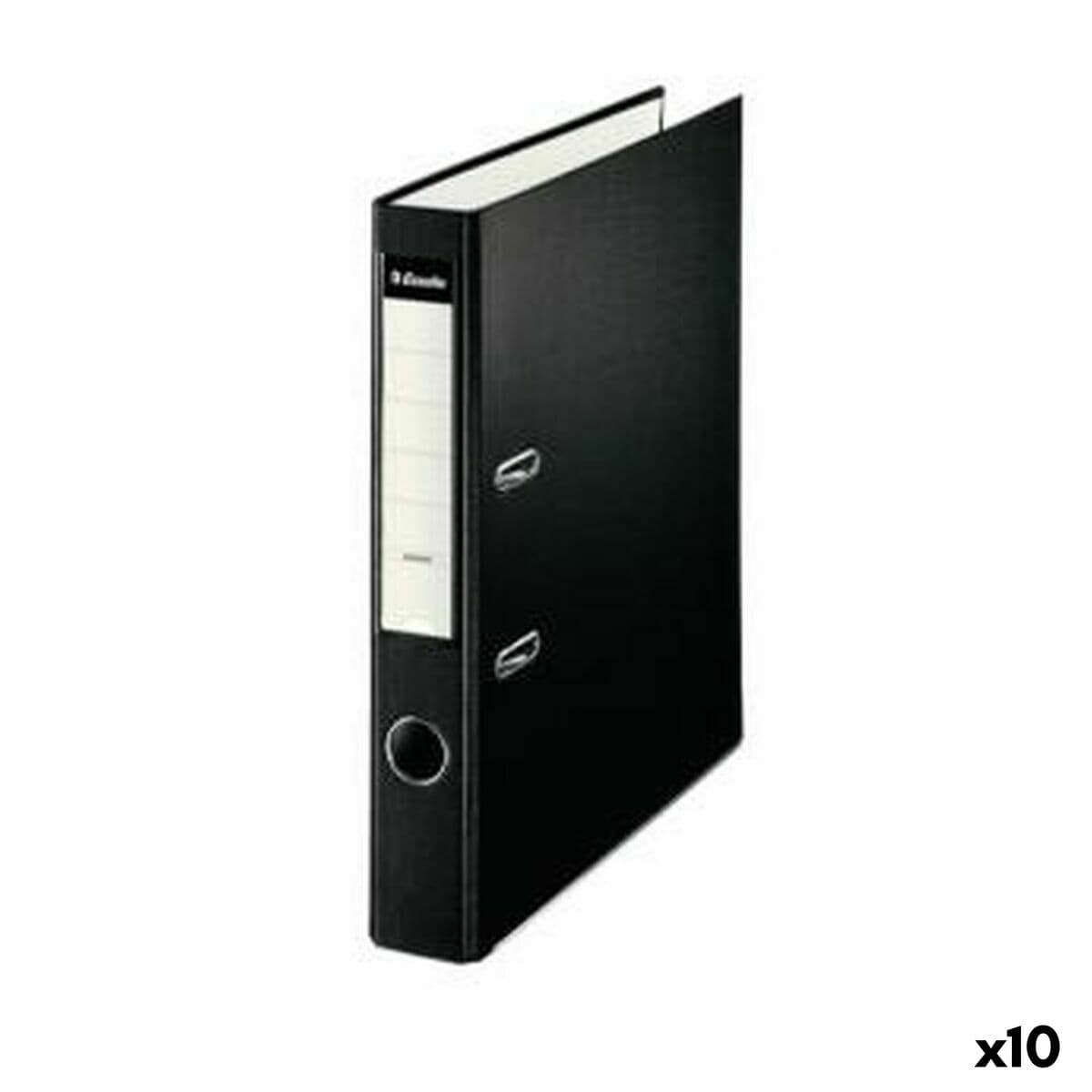 Archivador de Palanca Esselte Negro Folio (10 Unidades)
