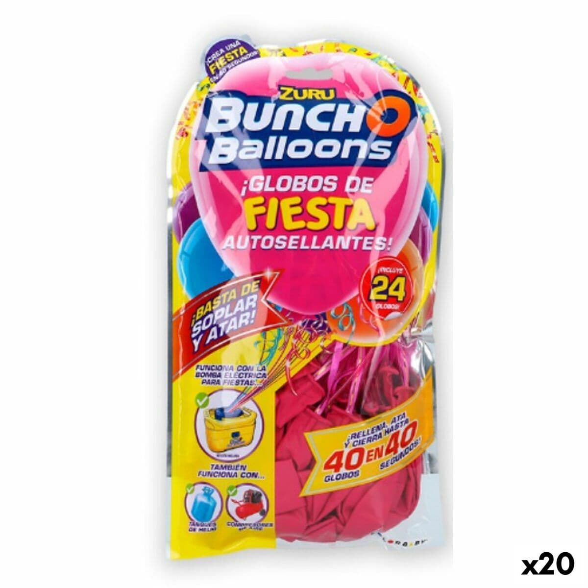 Globos Zuru Bunch-o-Balloons 24 Piezas 20 Unidades