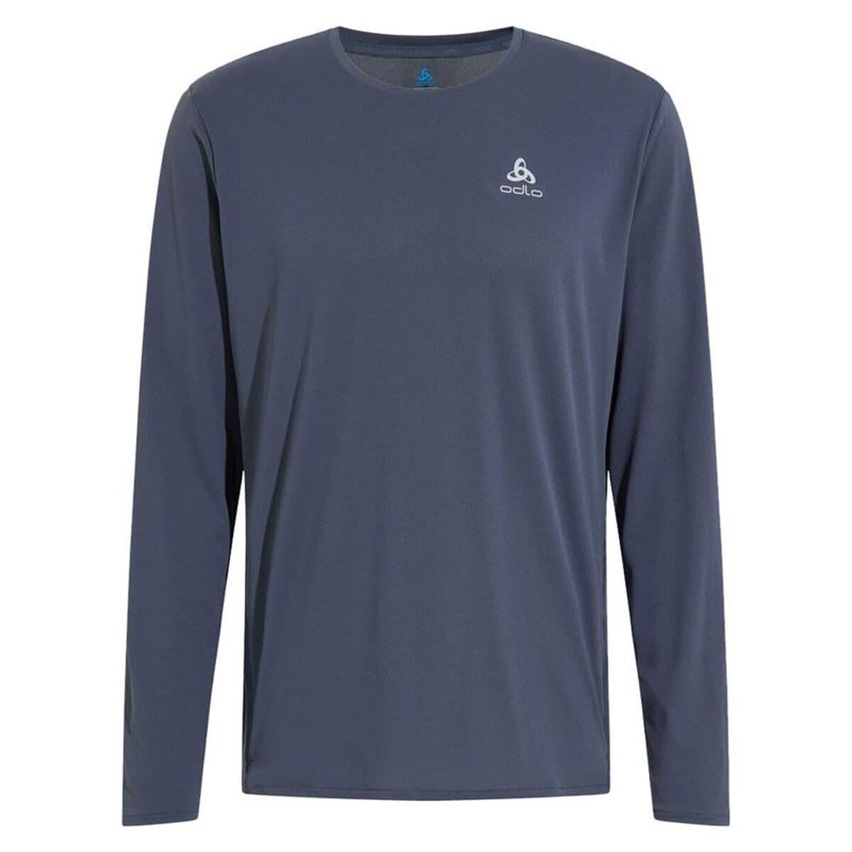 Camiseta de Manga Larga Hombre Odlo Neck L/S Zeroweight Chill-T Azul