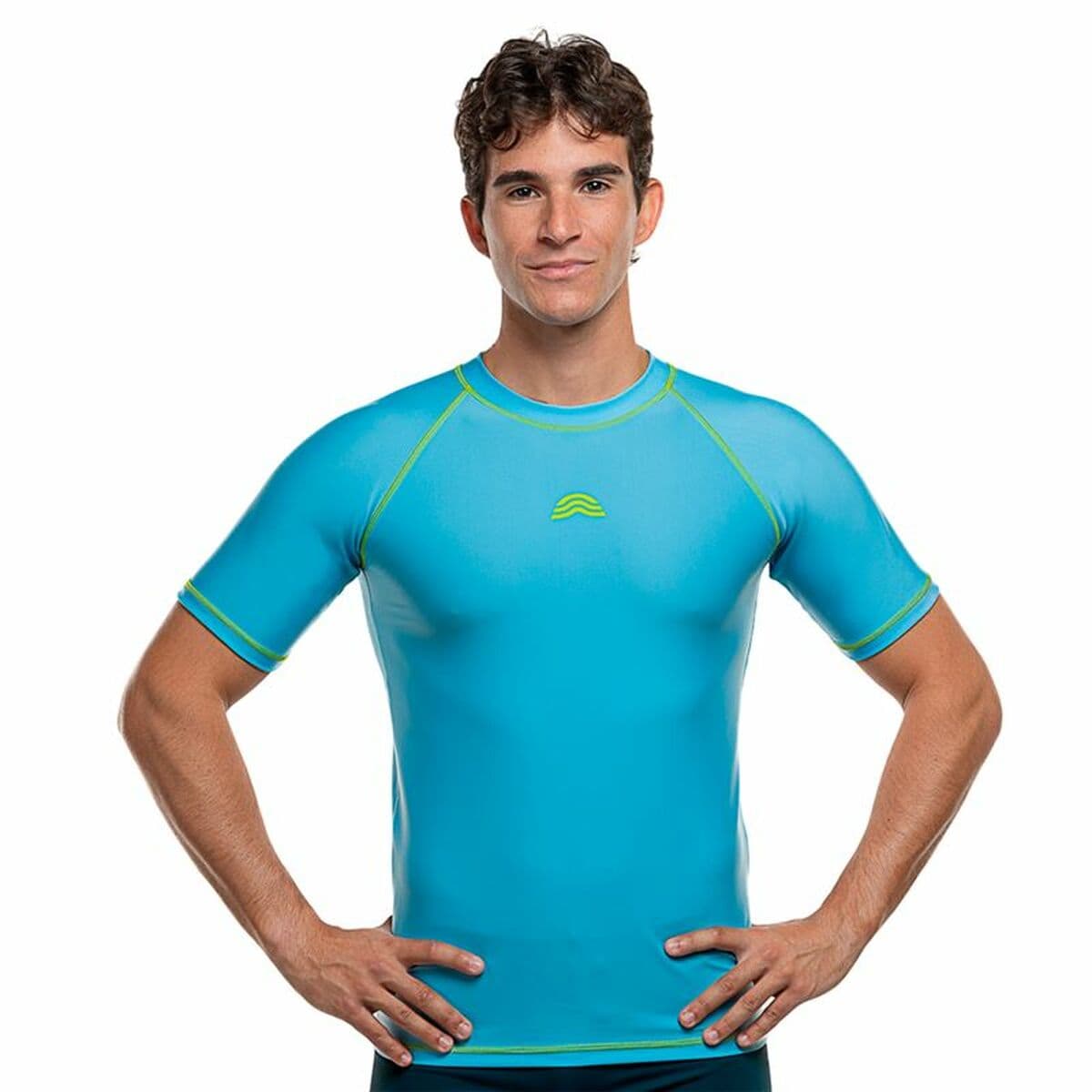 Camiseta Deportiva de Manga Corta Aquarapid Aquarapida Azul Añil
