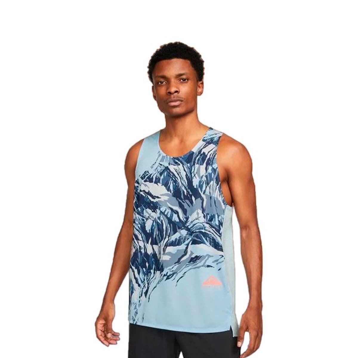 Camiseta de Manga Corta Hombre Nike DM4781-441 Cian