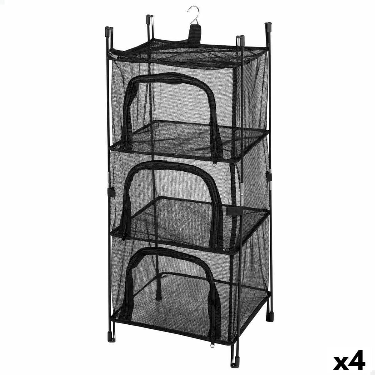Armario de camping Aktive 38 x 87 x 36 cm 4 Unidades