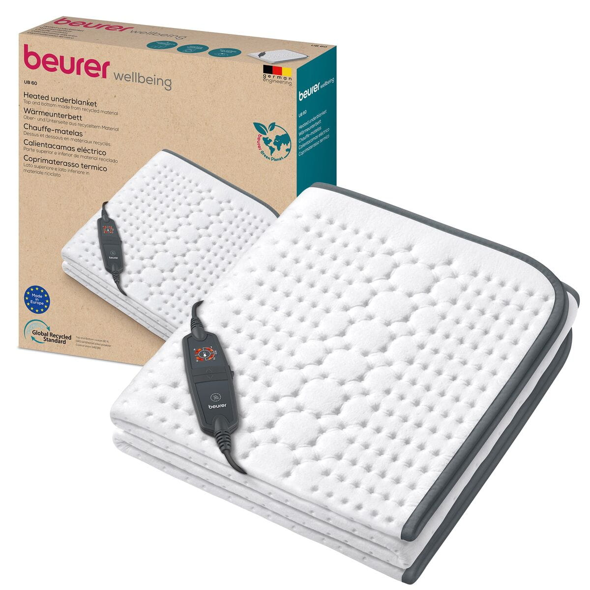 Calientacamas eléctrico Beurer UB60 150 x 80 cm