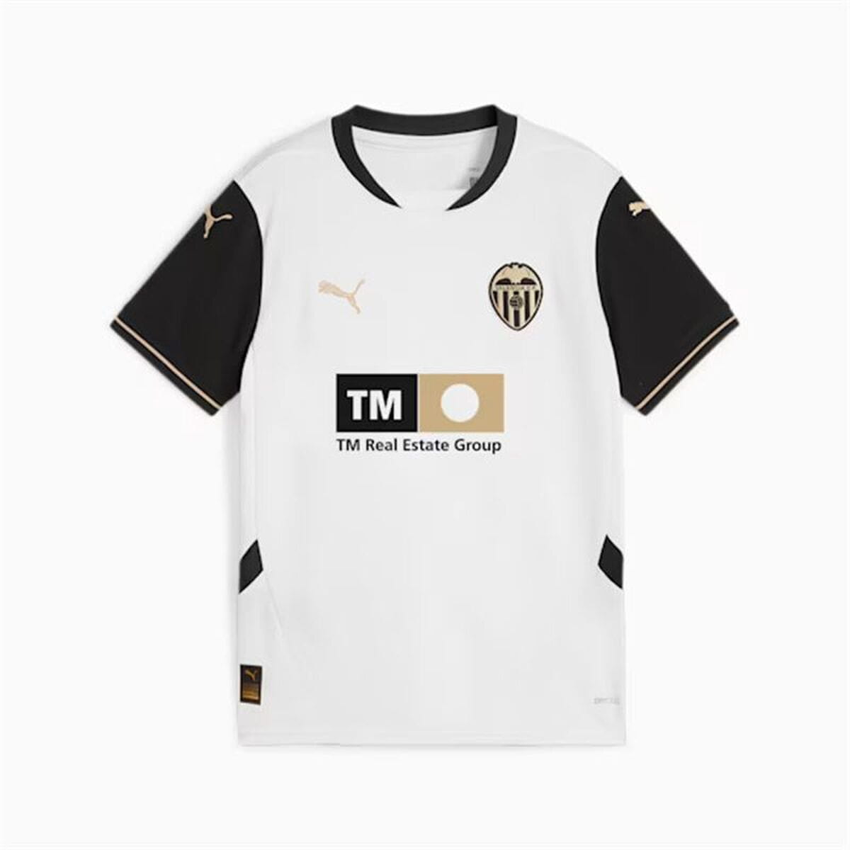 Camiseta de Fútbol de Manga Corta para Niños Puma Valencia C.F. Home Replica