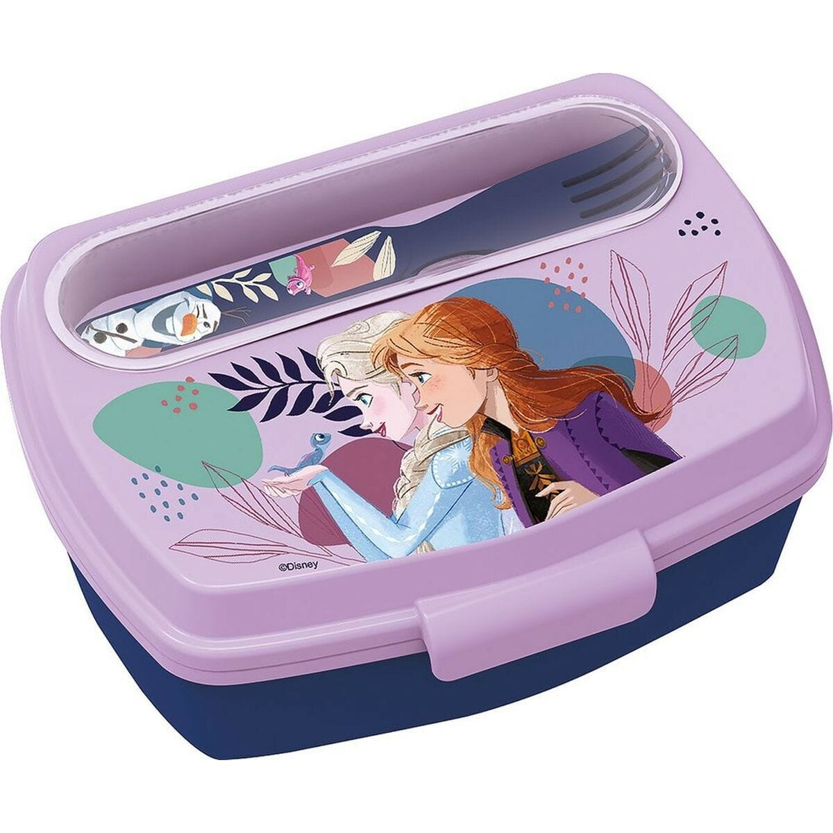 Fiambrera para Sandwich Frozen CZ11271 Azul Plástico
