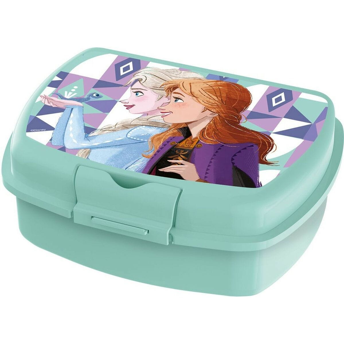 Fiambrera para Sandwich Frozen CZ11369 Azul Plástico