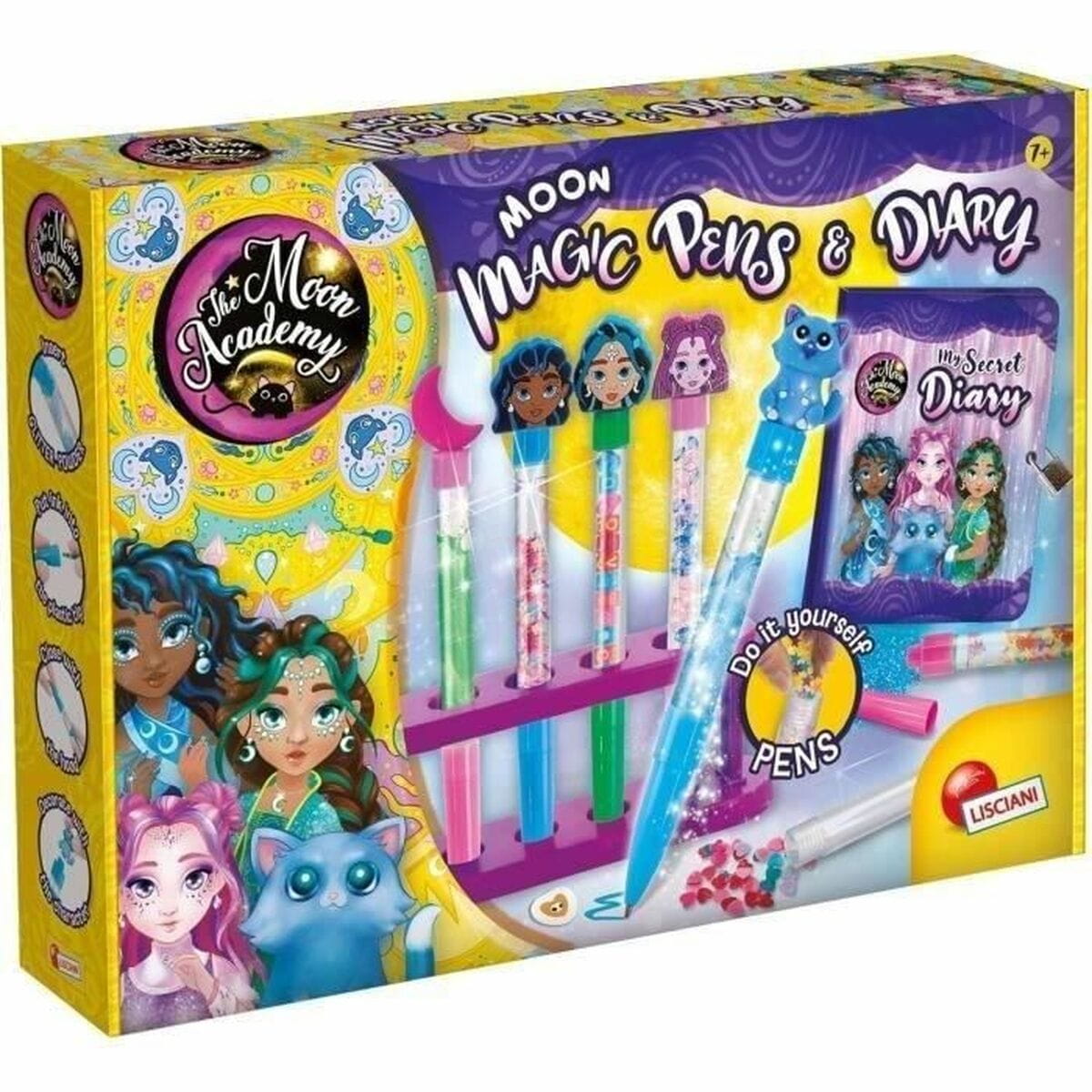 Diario con Accesorios Lisciani Giochi THE MOON ACADEMY Multicolor
