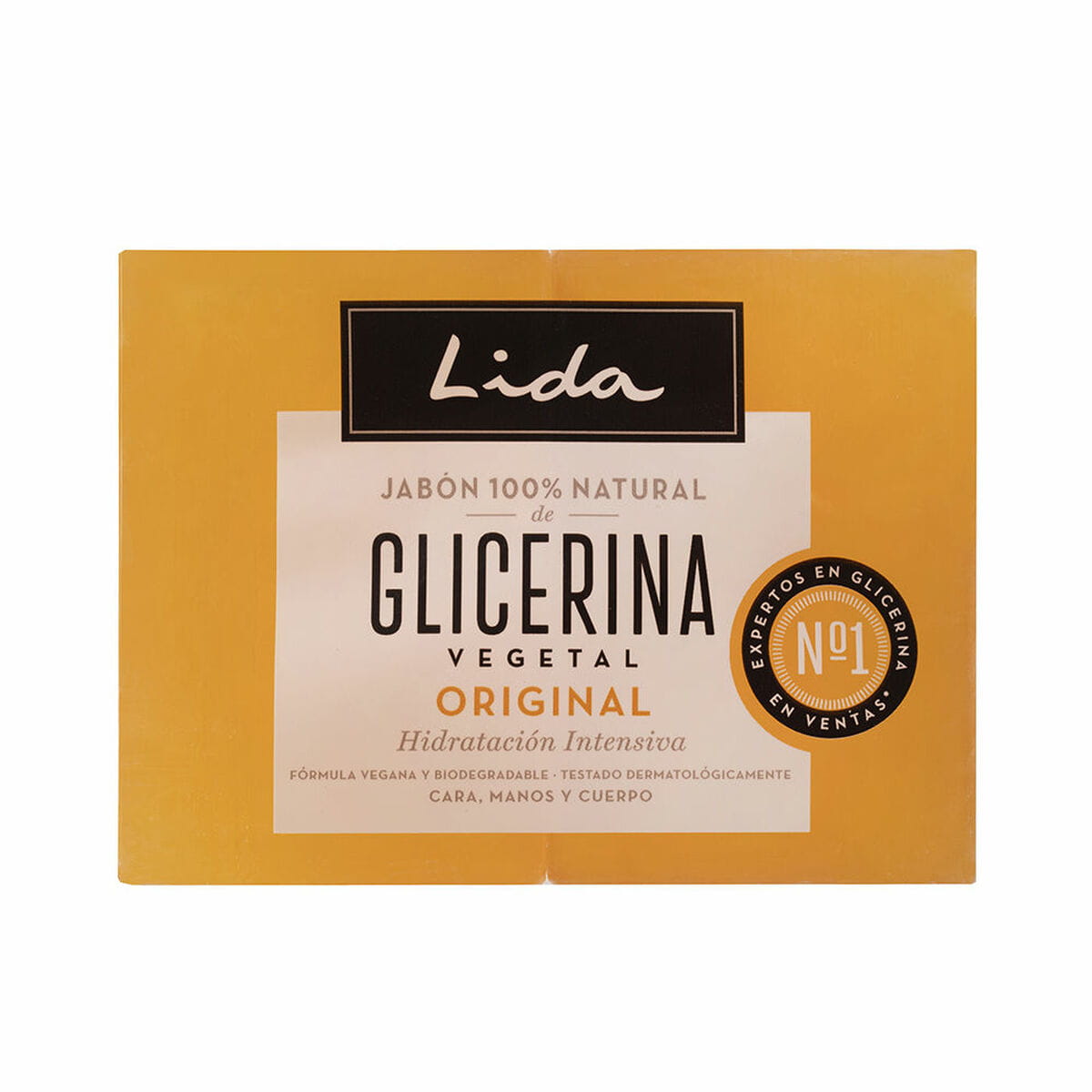 Jabón de Manos Lida NATURAL 125 g 2 Unidades