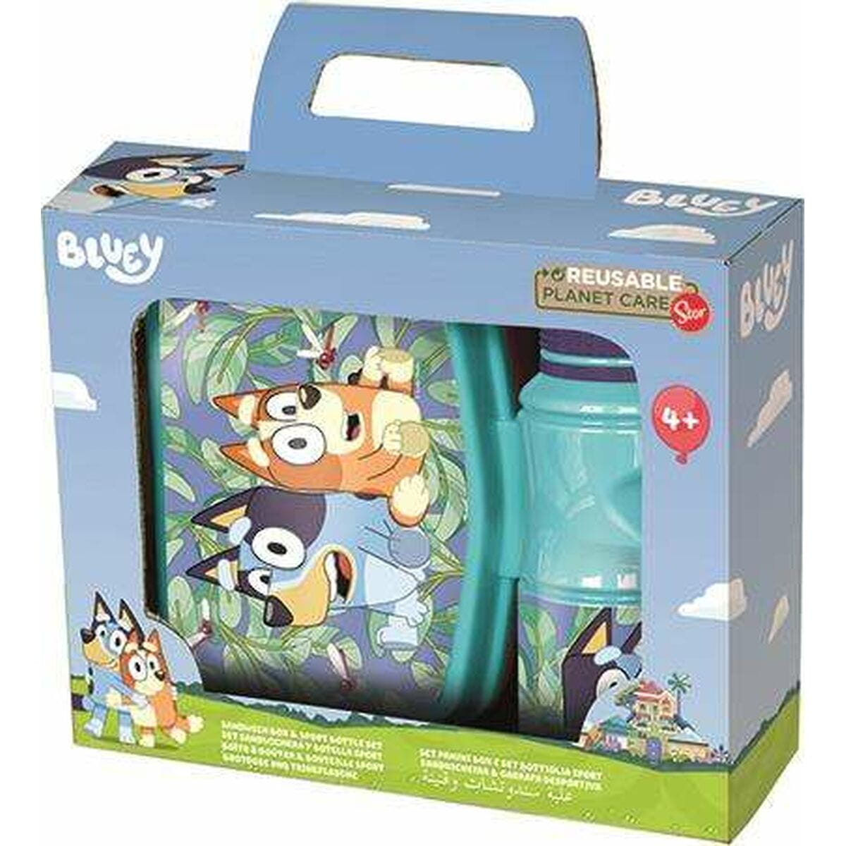 Set de Fiambrera y Bidón Bluey