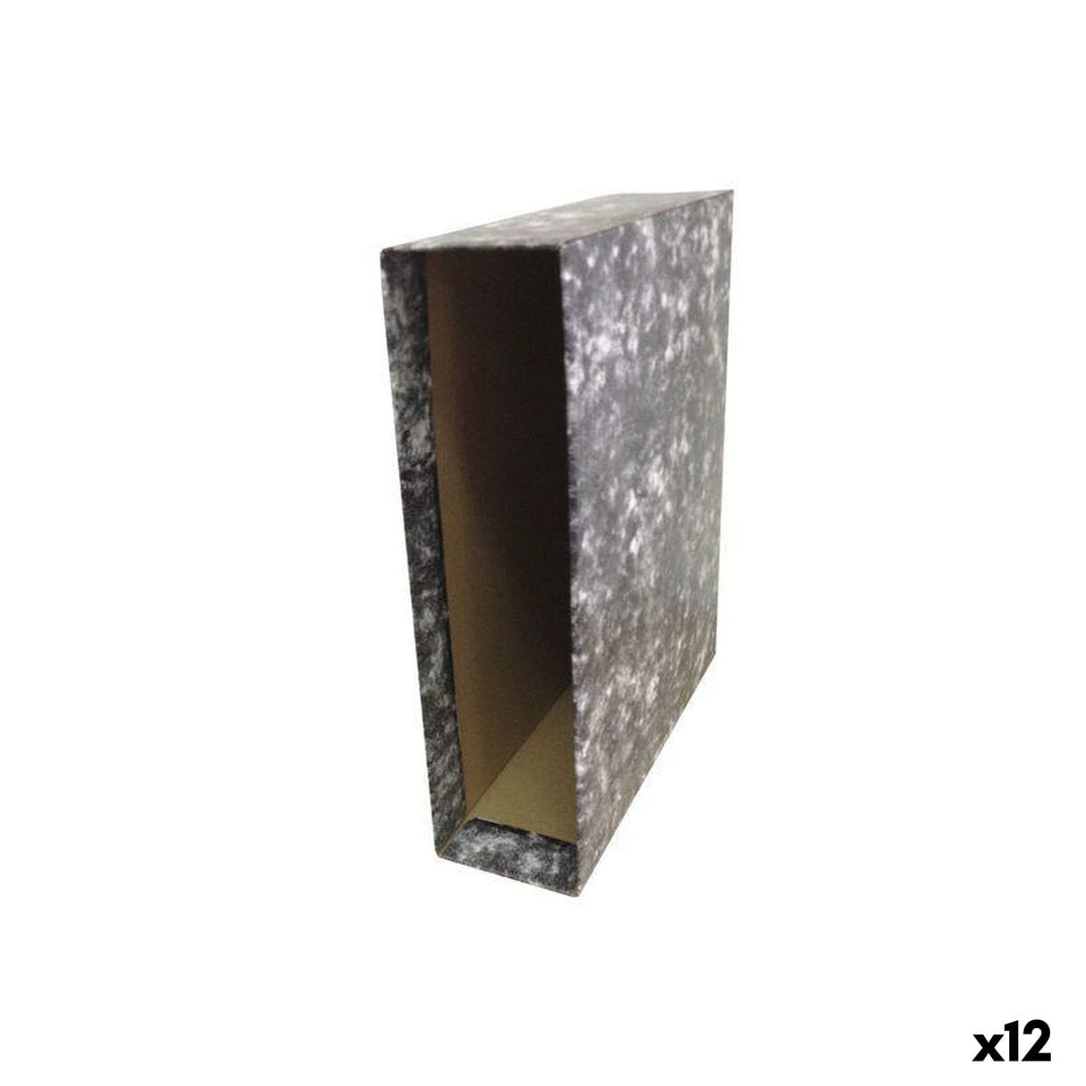 Funda para Archivador Unipapel Negro 1/4 Cartón (12 Unidades)