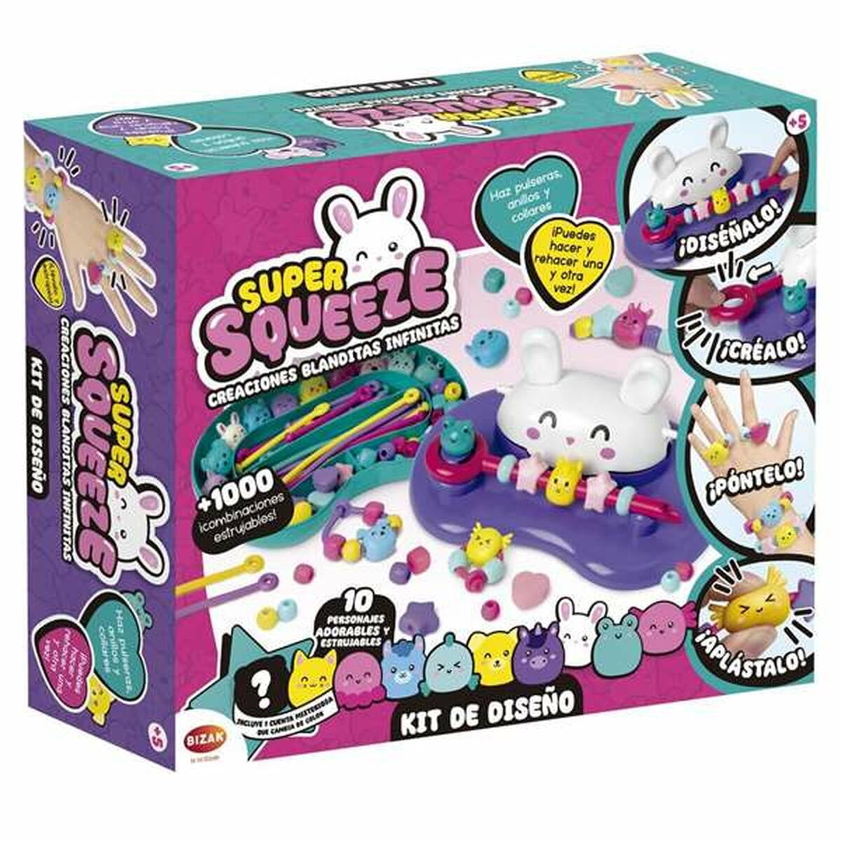 Kit Creación de Pulseras y Collares Bizak Super Squeeze