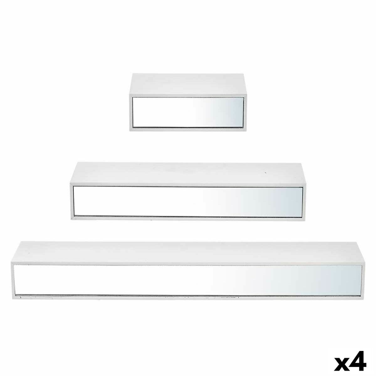 Estantes Gift Decor Madera Espejo Set 3 Piezas (Reacondicionado B)