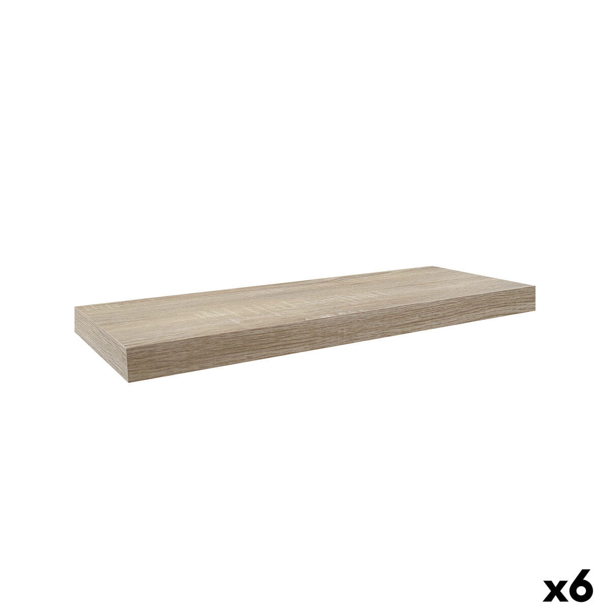 Estante MobleKit Roble Madera 60 x 23,5 x 3,8 cm (6 Unidades)