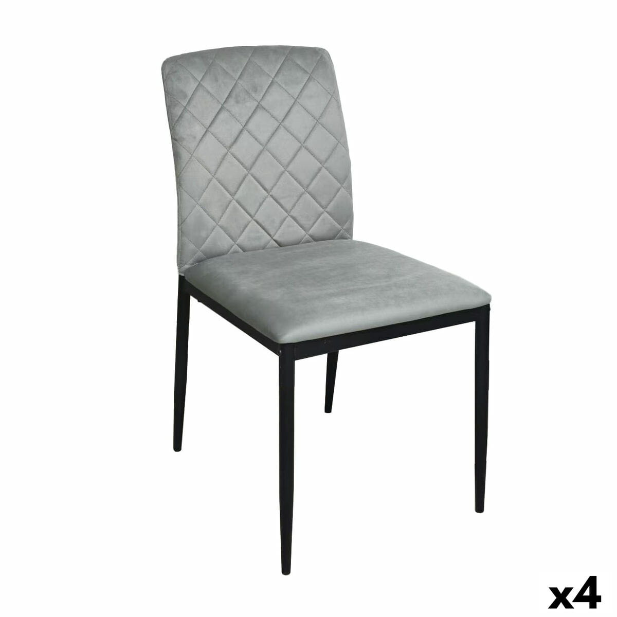 Silla Versa ZEGERS Gris 58 x 83 x 44 cm (4 Unidades)