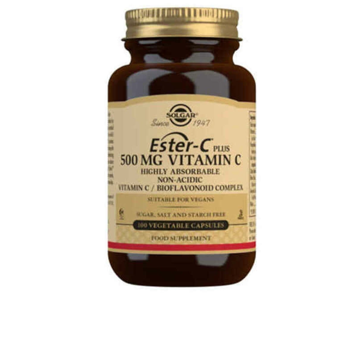 Ester-C Plus Vitamina C Solgar C Plus 100 Unidades