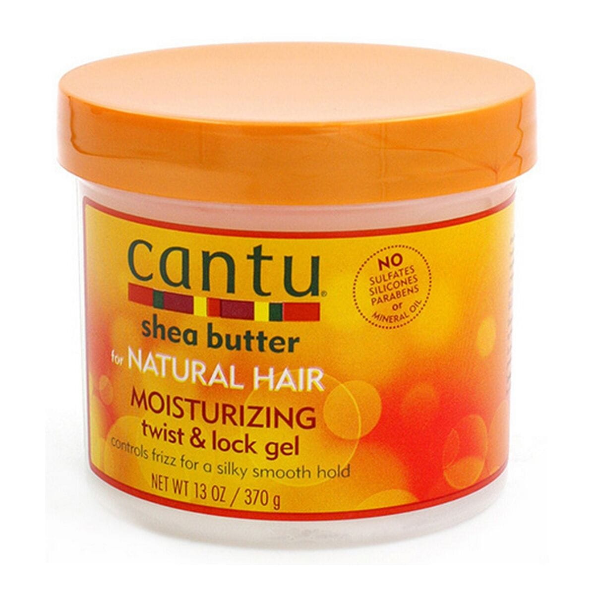 Gel Fijador Cantu For Natural Hair 370 g Cabello rizado Antiencrespamiento