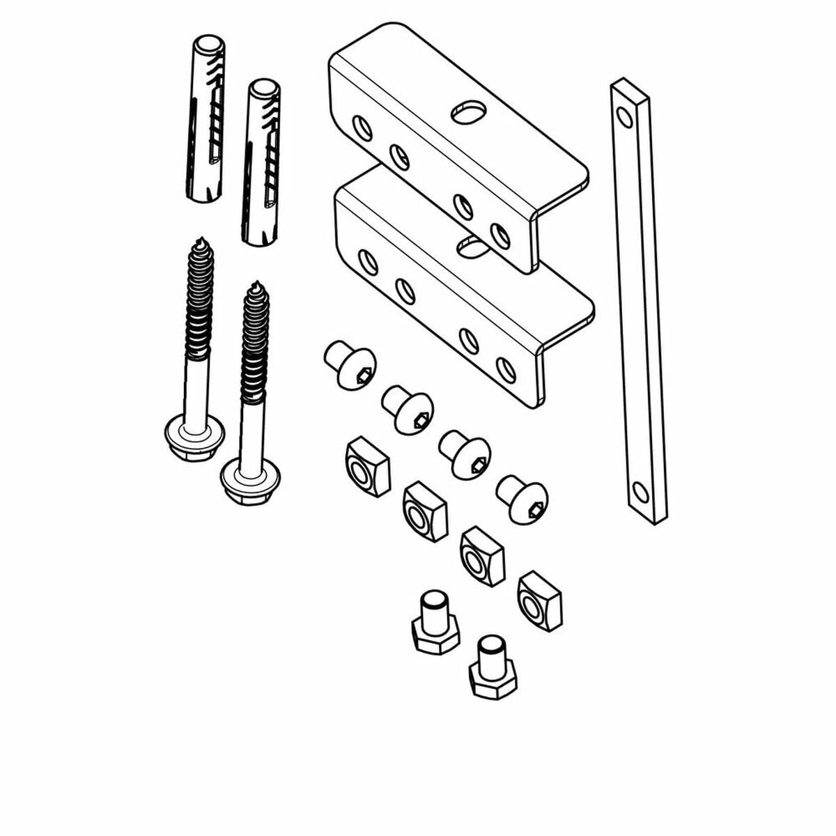 Kit de tornillos Vogel's 0081555966959