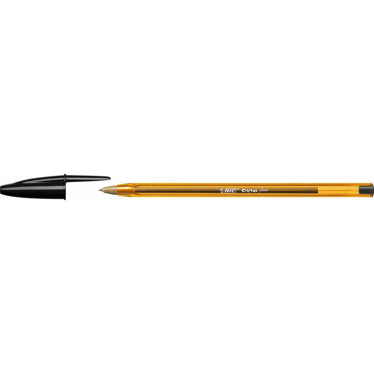Bolígrafo Bic Cristal Fine Negro 0,3 mm 50 Piezas