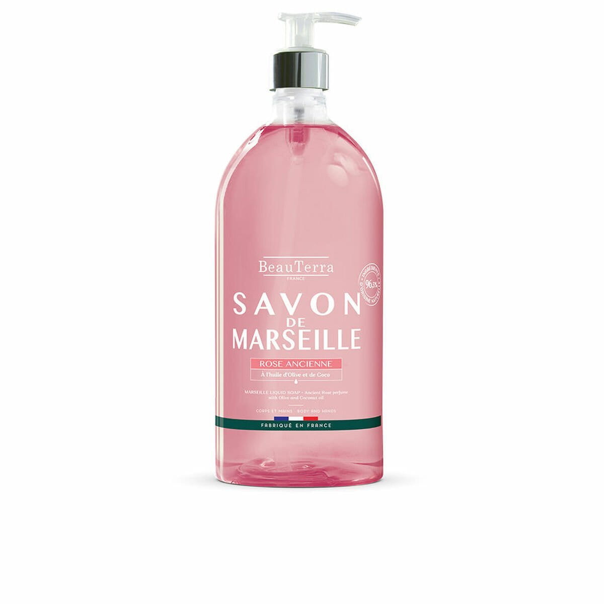 Jabón Líquido Beauterra Marseille 1 L Rosas