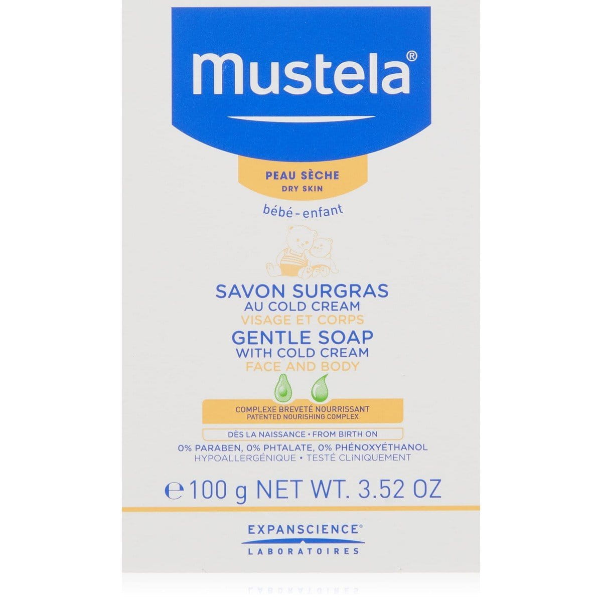 Pastilla de Jabón Mustela Niño 100 g