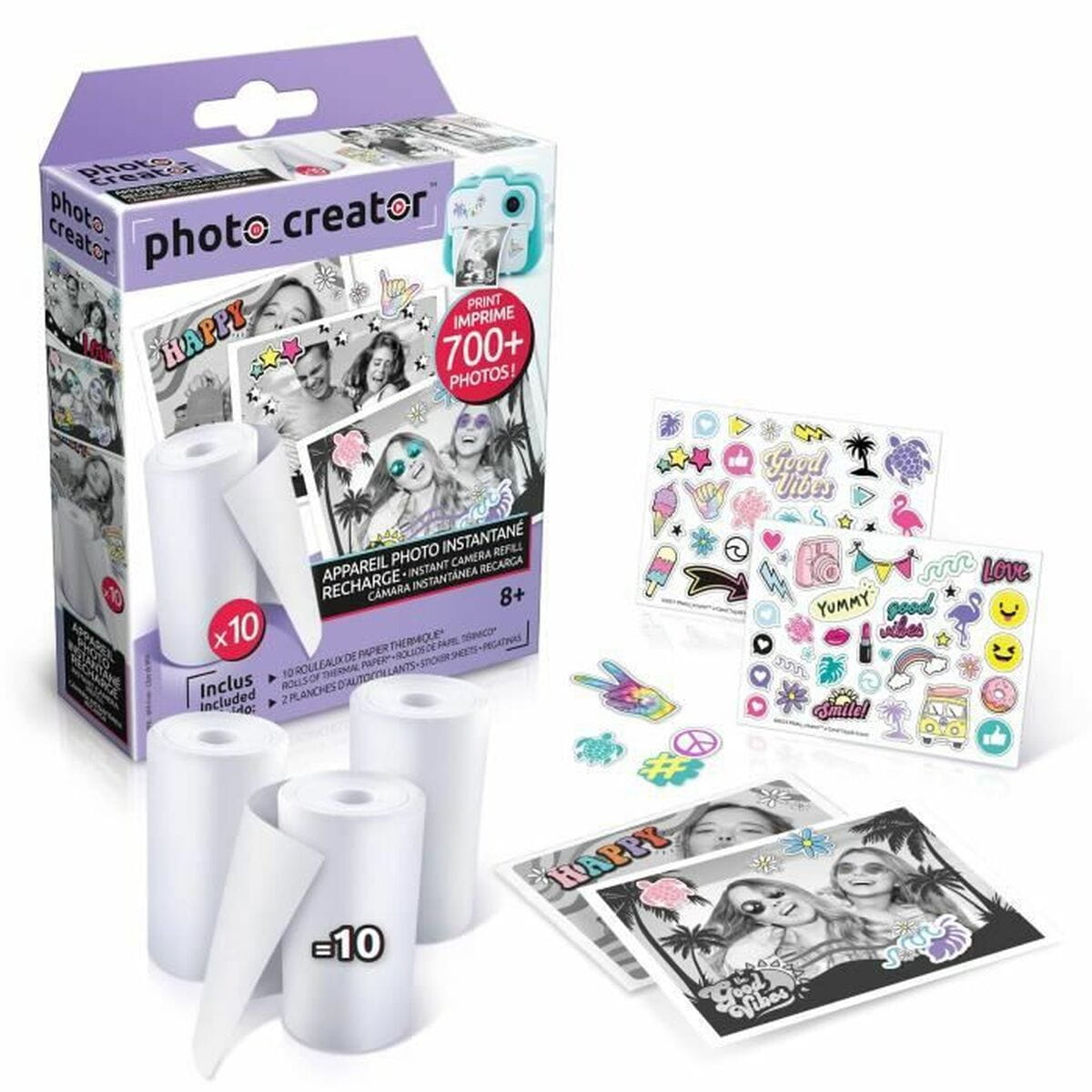 Papel adhesivo Canal Toys Instant Camera 10 Hojas (10 Unidades)