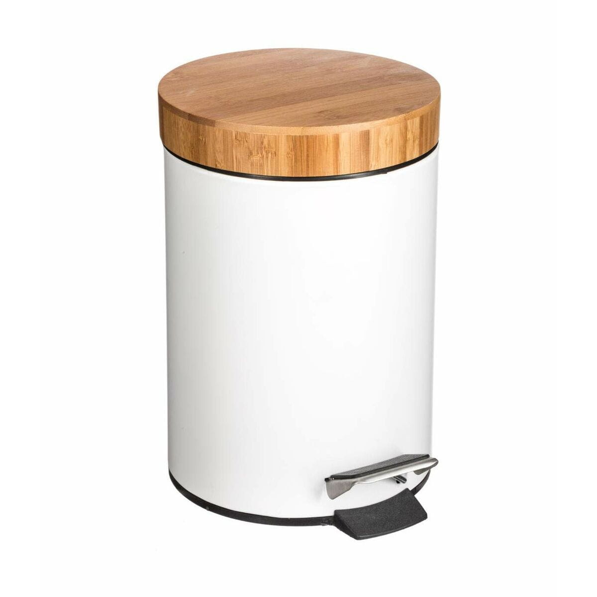 Papelera con Pedal 5five Simply Smart Natureo Blanco Natural 3 L