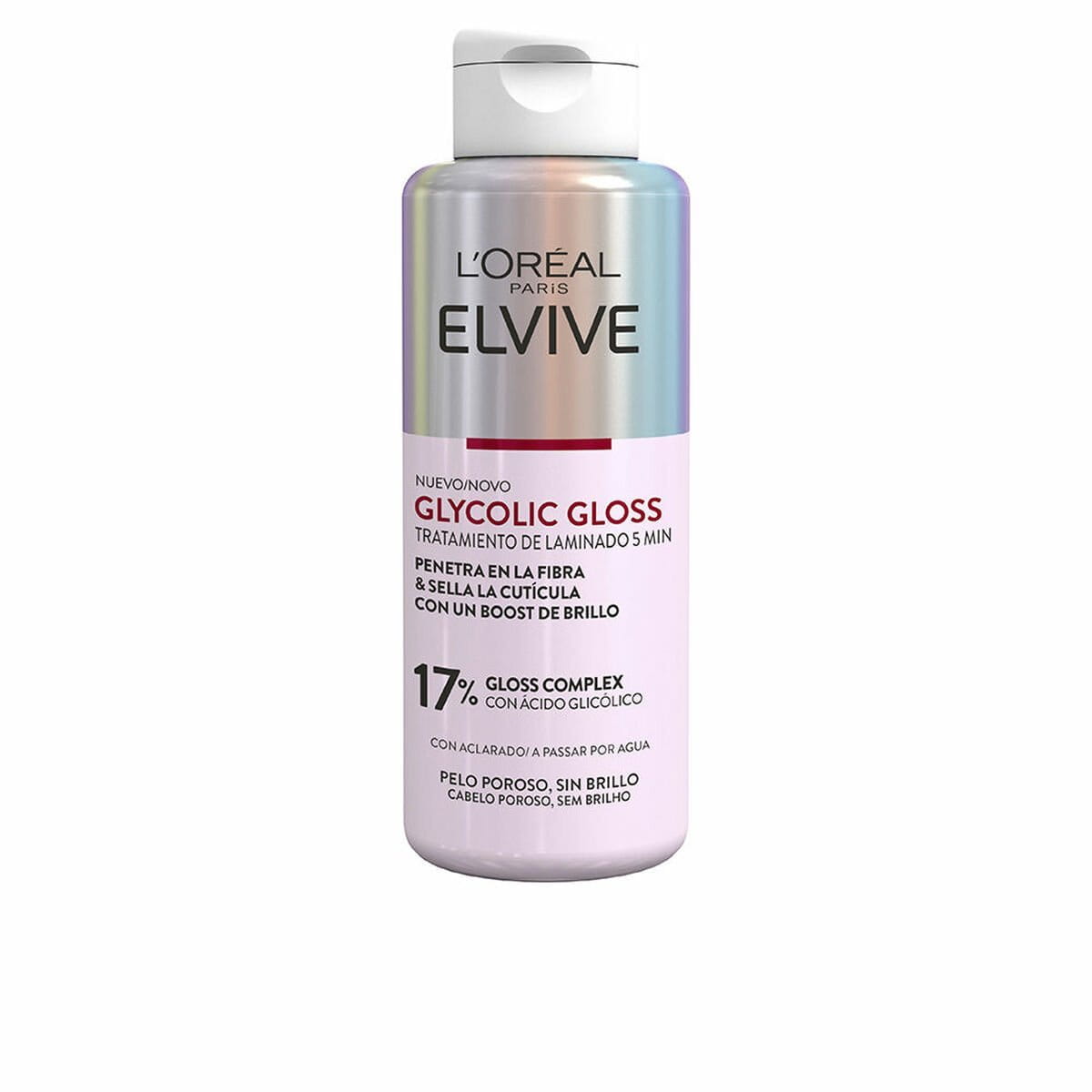 Tratamiento capilar iluminador L'Oreal Make Up Elvive Glycolic Gloss 200 ml 550 ml