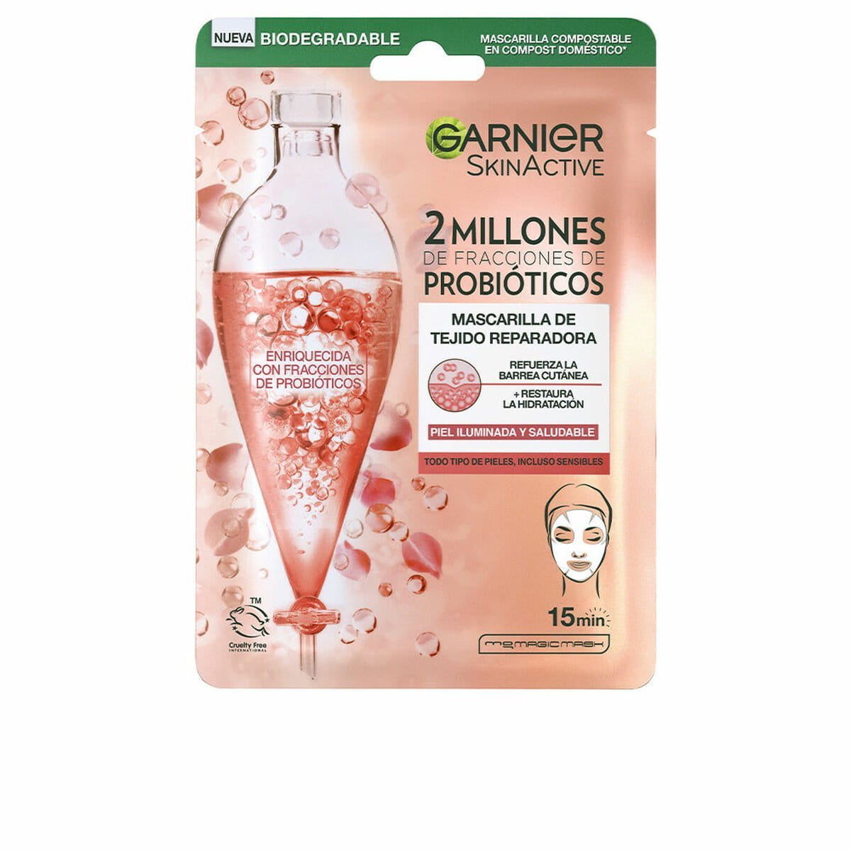 Mascarilla Reparadora Garnier Skinactive Probióticos (1 unidad)