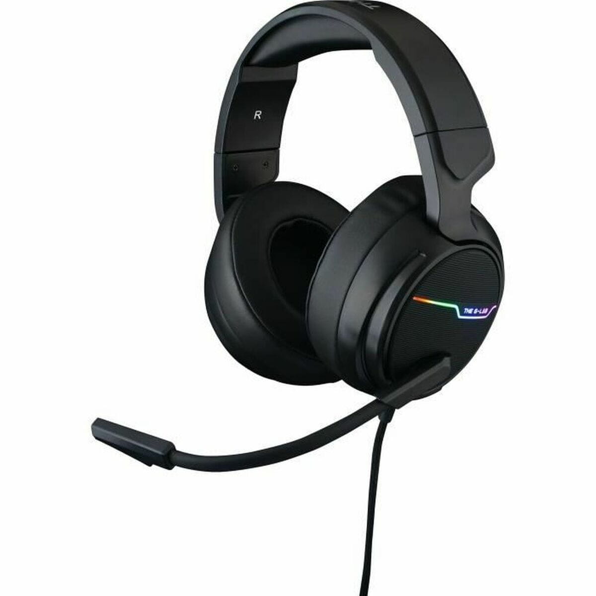 Auriculares con Micrófono The G-Lab Korp Thallium Negro