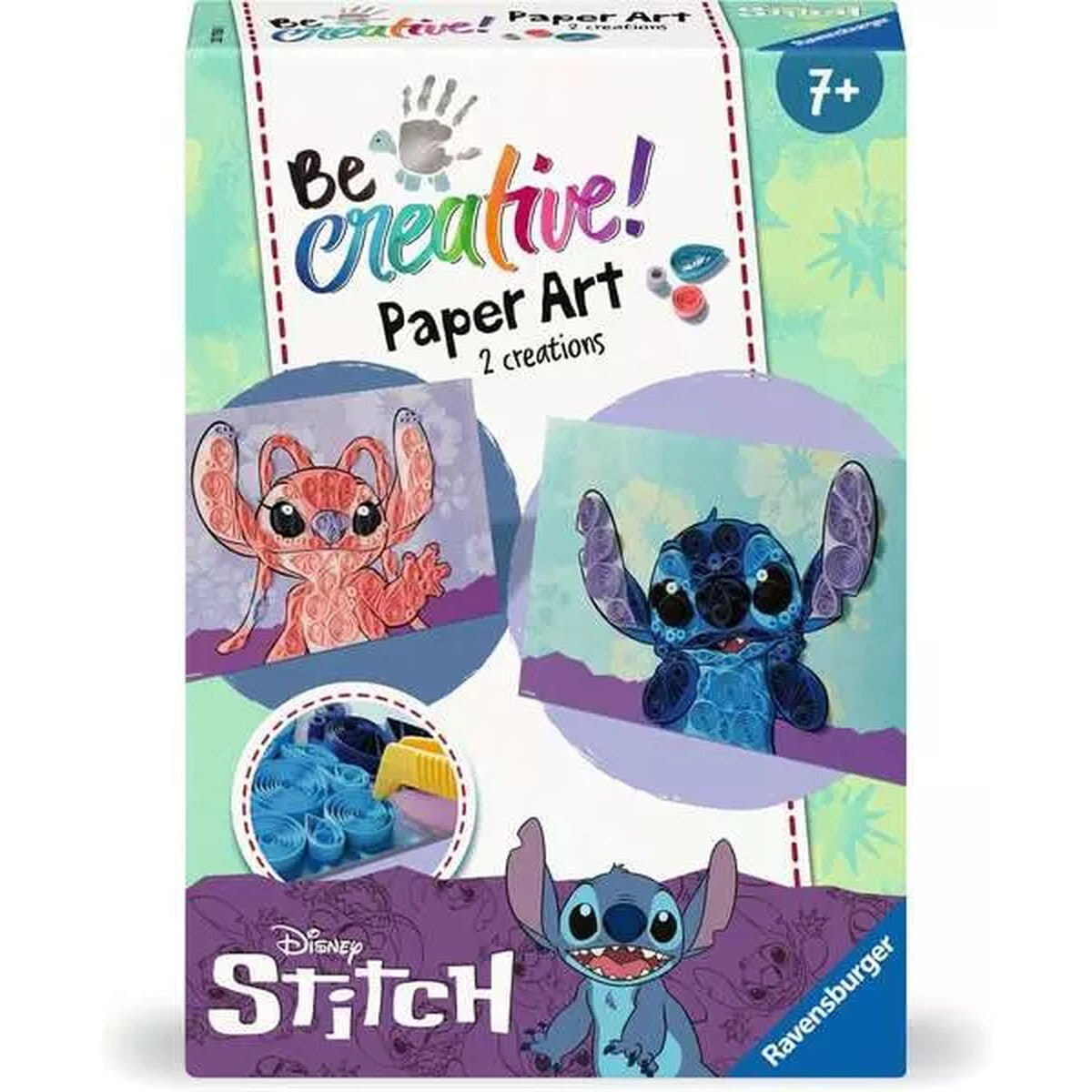 Juego de Manualidades con Papel Ravensburger Be creative ! Paper Art Stitch